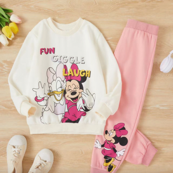 Mickey Mouse Girls Tracksuit(2-5yrs) Light material